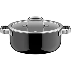 WMF Bratentopf mit Deckel Fusiontec Mineral Pro ∅24cm - schwarz|silber