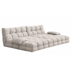 BIG SOFA AMIA Hellgrau Velvet