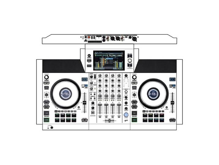 dj-skins DJ Controller, (DJ - SC LIVE 4 Skin - White aka Star Trooper - DJ Skin), Denon DJ - SC LIVE 4 Skin - White aka Star Trooper - DJ Skin