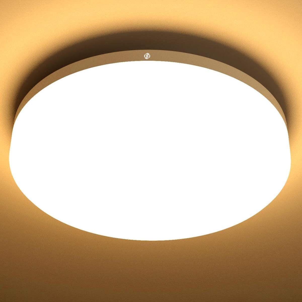 Equivera Badkamerlamp Plafond - Modern LED Plafoniere - Wit - IP54