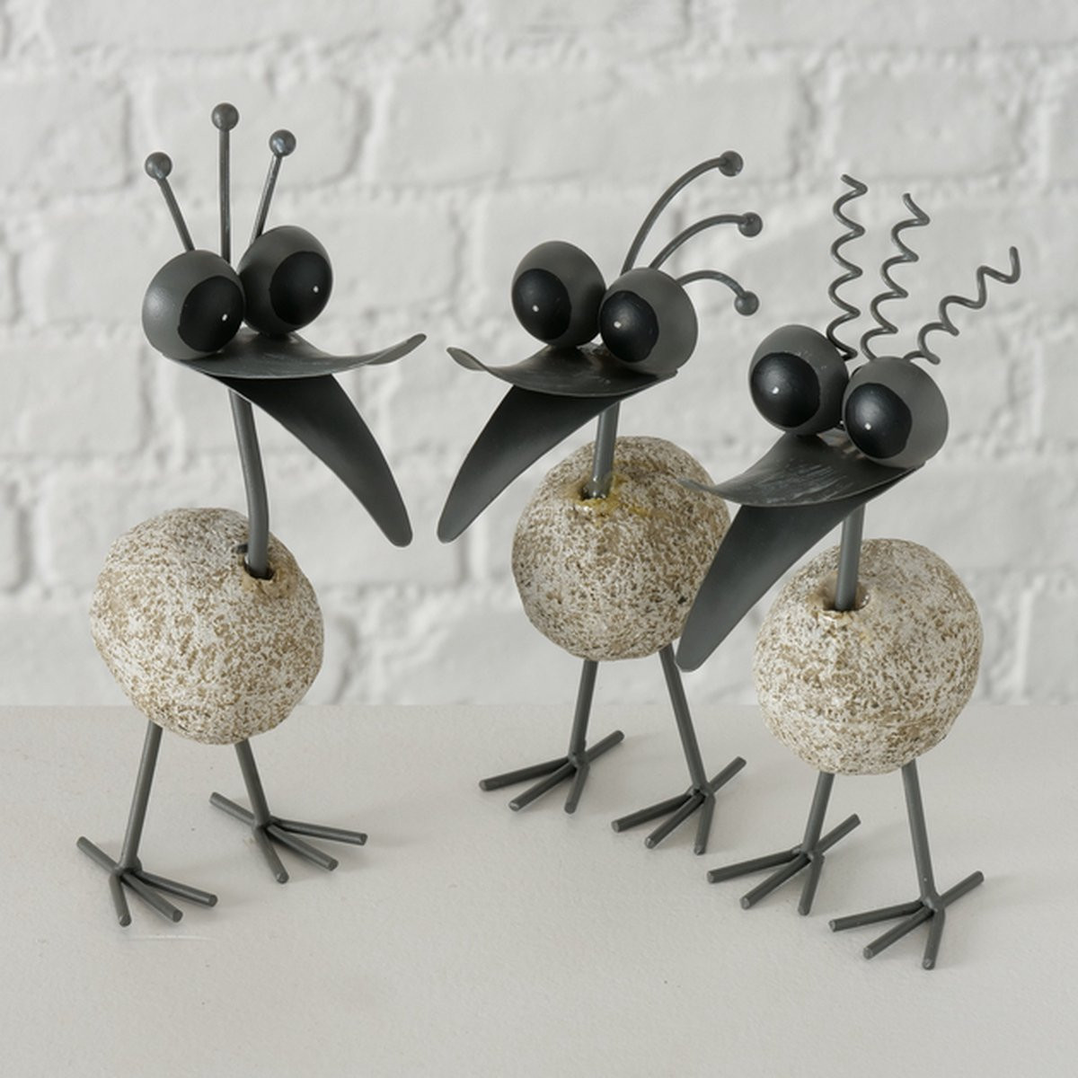 Boltze Home Figuur Django Vogel voor op tafel, 16 cm