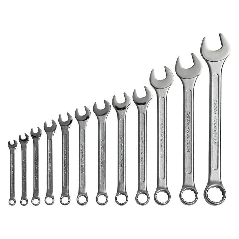 Haushalt Combination Spanner Set 12 Pcs (10 mm, 11 mm, 12 mm, 13 mm, 14 mm, 17 mm, 19 mm, 22 mm, 6 mm, 7 mm, 8 mm, 9 mm) (40102820)