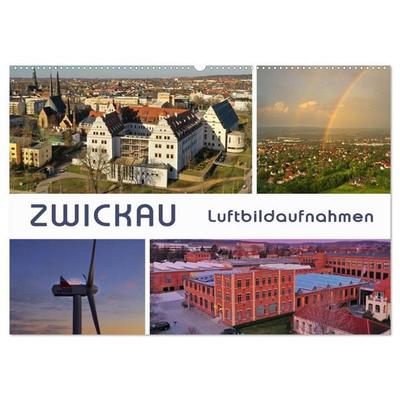 Zwickau - Luftaufnahmen (Wandkalender 2026 DIN A2 quer), CALVENDO Monatskalender