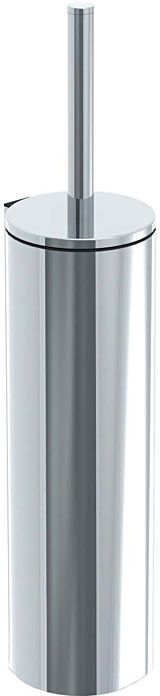 Emco System 2 Toilettenbürstengarnitur 351500102 chrom,Behälter, Stiel mit Deckel, Wandmodell