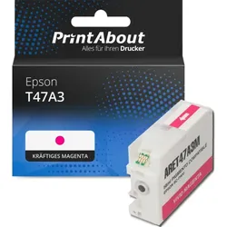 Druckerpatrone kompatibel mit Epson T47A3 - Kräftiges Magenta