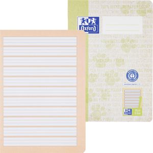 Oxford Schulheft 400159450, Recycling, A5, liniert mit Rand, 16 Blatt, Lineatur 1