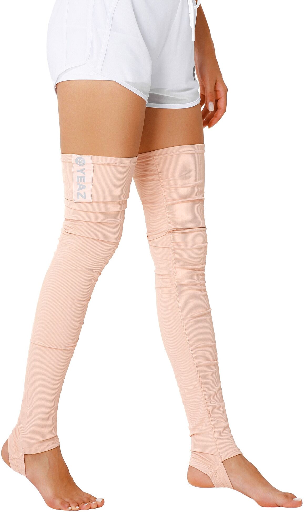 Stulpensocken YEAZ "Stockings CRUNCH", Damen, Gr. 38, orange, Obermaterial: 86% Nylon NY. 14% Elasthan EL., Socken Stulpensocken