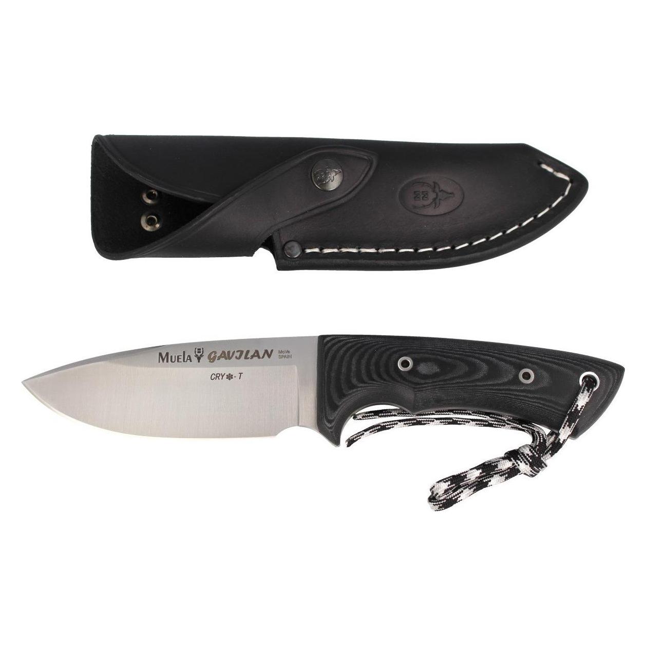 Muela Full Tang Schwarzes Micarta-Messer, Satin (55104622)