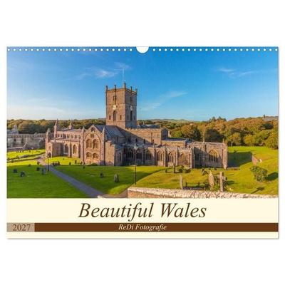 Beautiful Wales (Wall Calendar 2027 DIN A3 landscape), CALVENDO 12 Month Wall Calendar