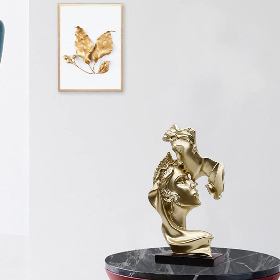 Marlow Home Co. Statue Gold 26cm H X 15.3cm W X 6.2cm D