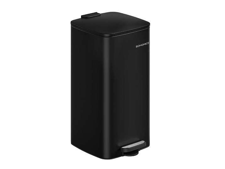 Mülleimer Küche 30L Stahl Tintenschwarz