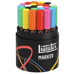 Winsor & Newton, Marker, LQX Marker 2mm 24pcs ass. in cylinder 10x10x16,2cm (24x)