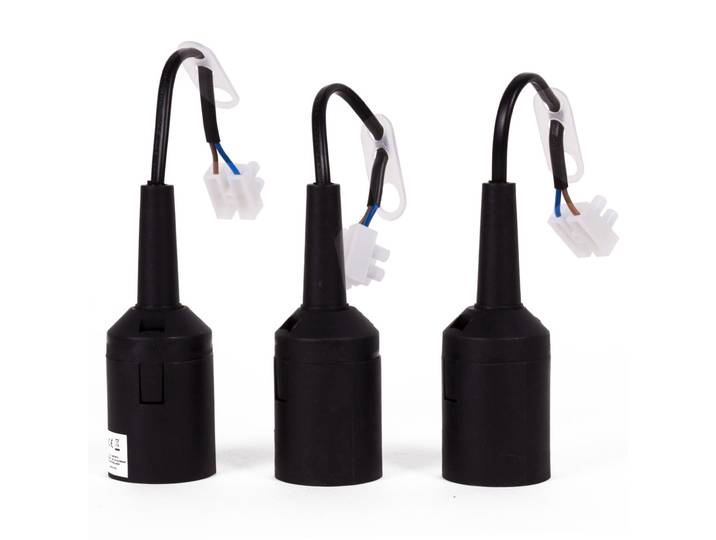 Lampenfassung mit E27 Gewinde, 3er-Set