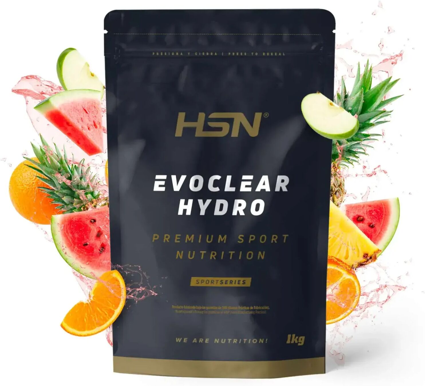 HSN Evoclear hydro 1kg ponche de frutas - Proteínas Hidrolizadas - Polvo - 40  Servicios