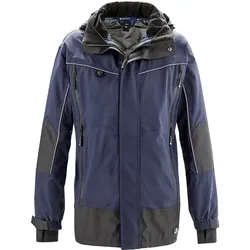 Wetterschutzjacke "PHILLY" - XL - blau/schwarz