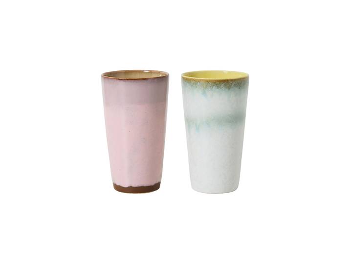 HK LIVING - Mug 70s ceramics - Multicolore - Grès émaillé