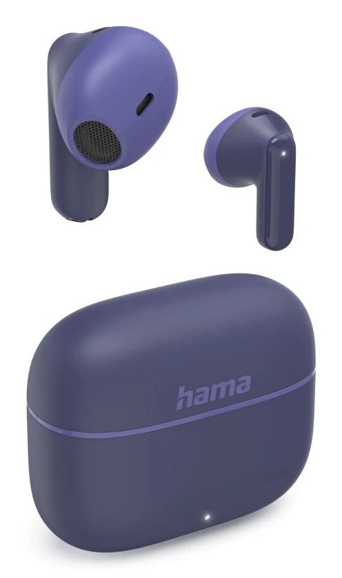 Hama In-Ear Bluetooth Kopfhörer kabellos TWS 5 h Laufzeit 221754 Freedom Light II (Blau) 00221754