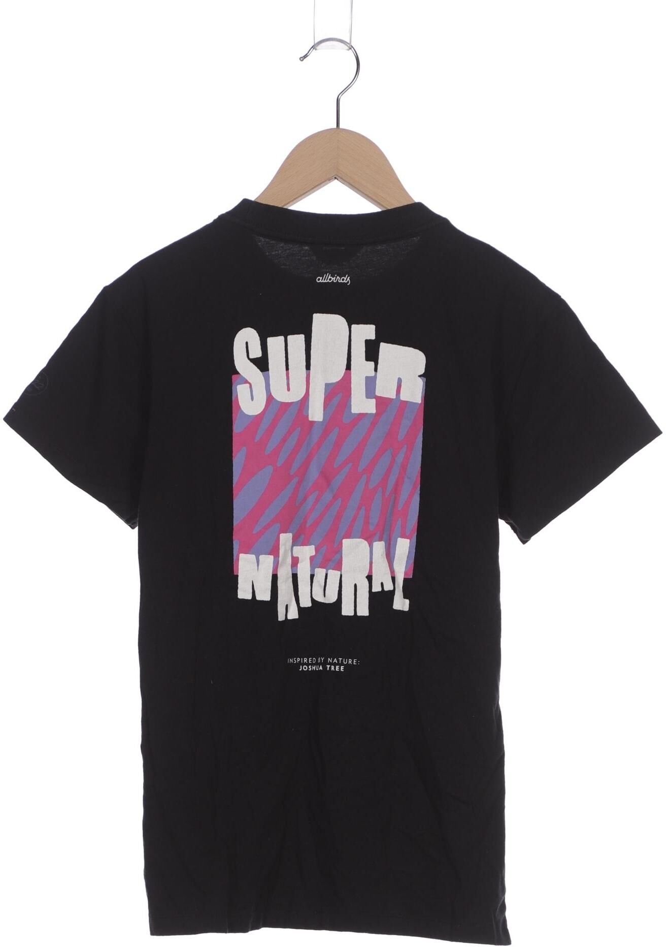 Allbirds Damen T-Shirt, Schwarz, Gr. S, Baumwolle - Second Hand
