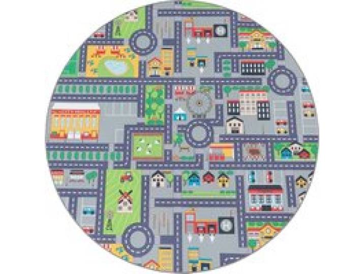 Tapis pour enfants Bini gris 200 cm rond
