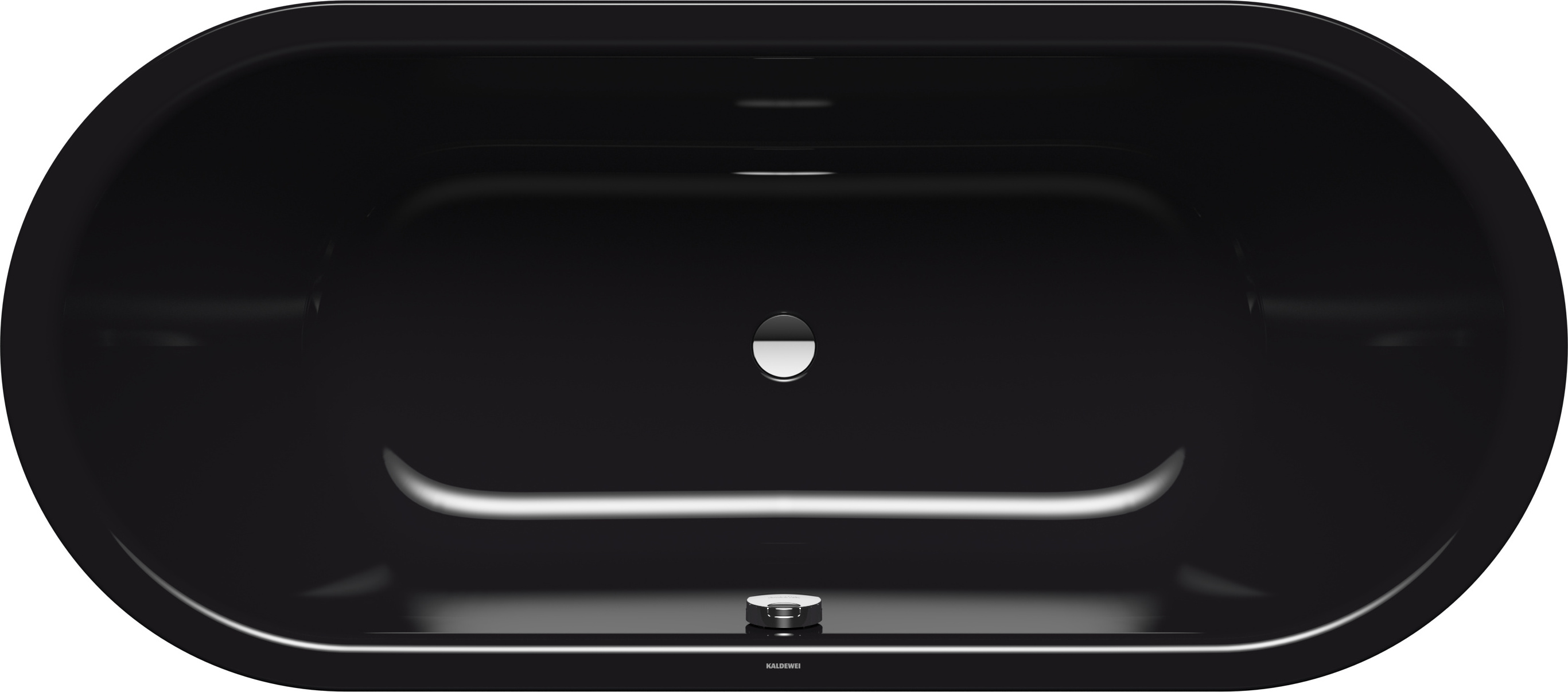 KALDEWEI Badewanne CLASSIC DUO OVAL schwarz