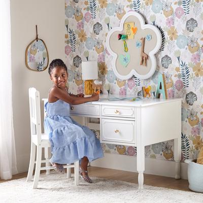 Guidecraft Avery Desk and Chair White