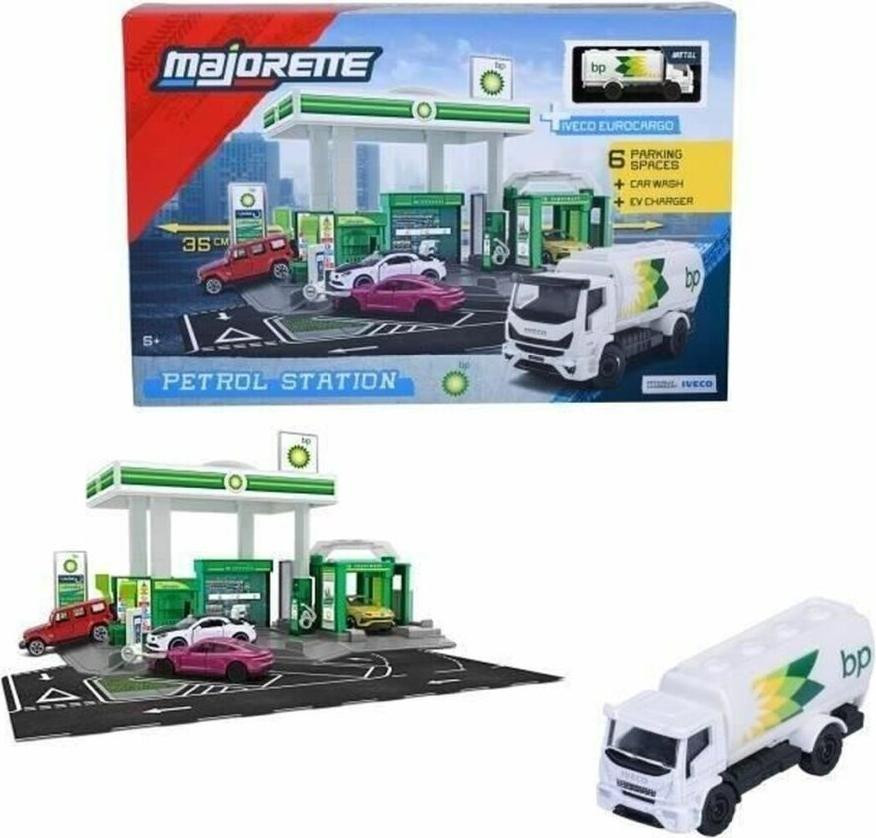 Smoby Majo BP Gas Station met voertuig voor kinderen vanaf 3 jaar