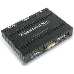 Matrox TripleHead2Go Digital Edition, KVM Switch, Schwarz