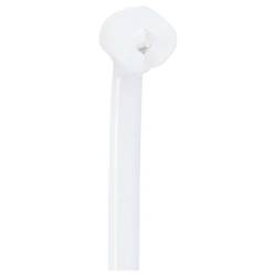 TRU COMPONENTS TC-12814144 Kabelbinder 100 mm 3 mm Natur mit Metallzunge, chemische Beständigkeit 100 St.