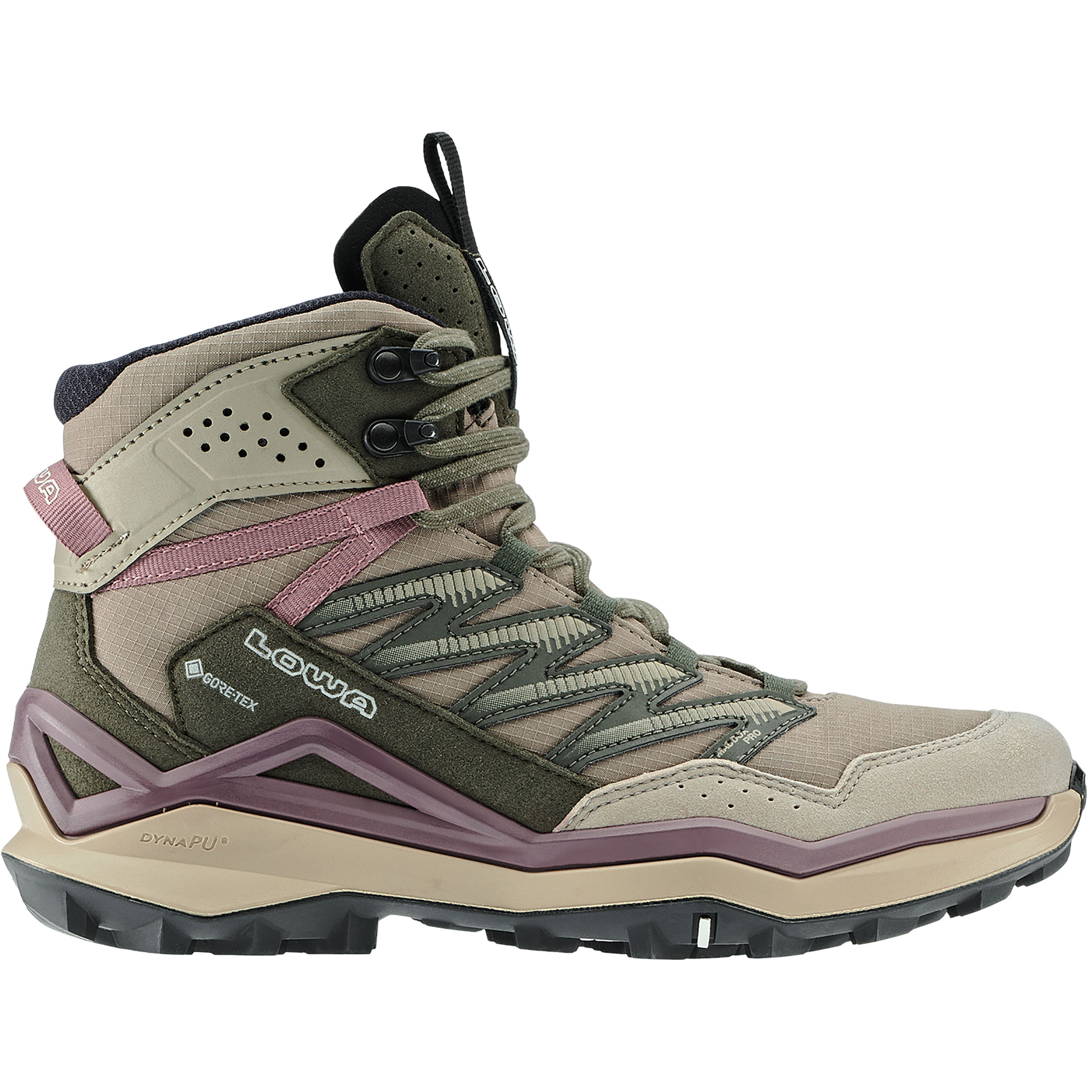 Lowa Maddox Pro GTX Mid Damen Wanderschuhe beige Größe 39.5 Trekking Wasserdicht