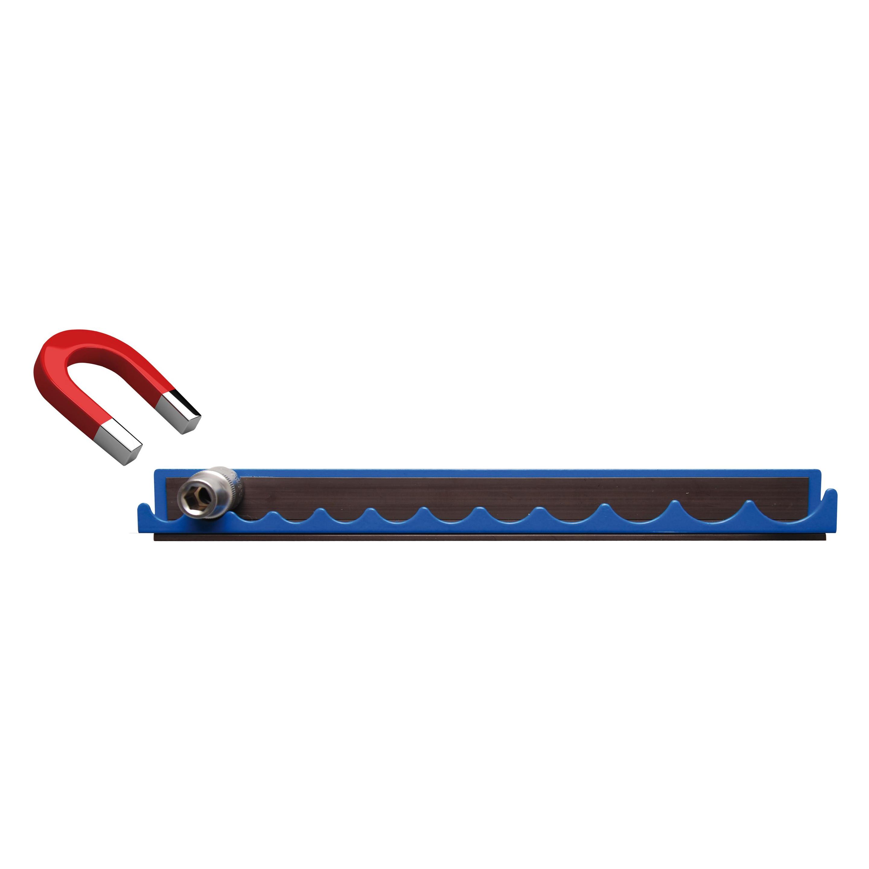 BGS Halteschiene für Steckschlüssel-Einsätze magnetisch für Antrieb 10 mm (3/8") (3011-2)
