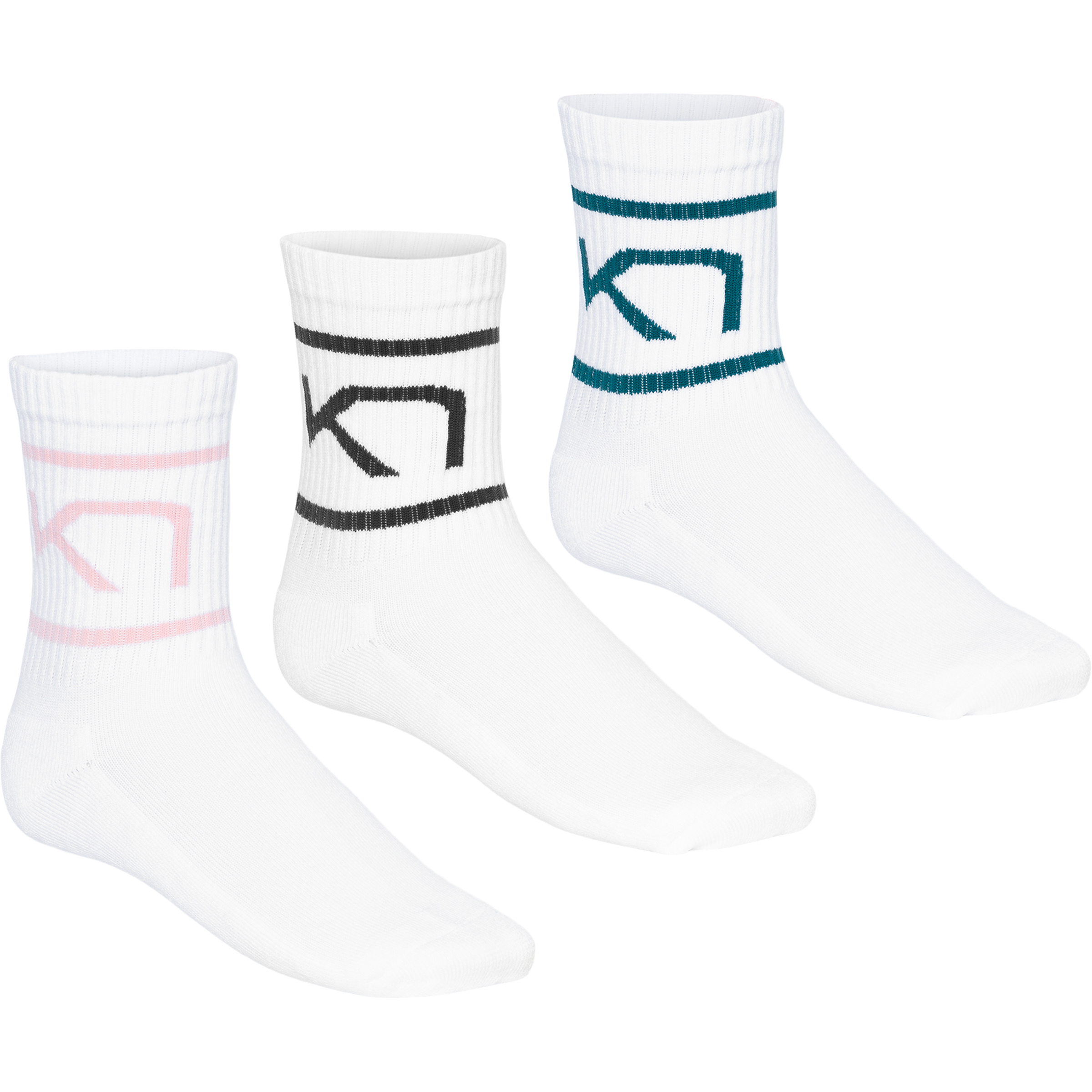 Kari Traa Tennis 3er Pack Damen Freizeitsocken weiss Größe 39 Lifestyle Hautfreundlich