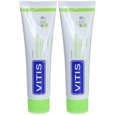 Vitis Orthodontic Zahnpast x2 2x100 ml Zahnpasta
