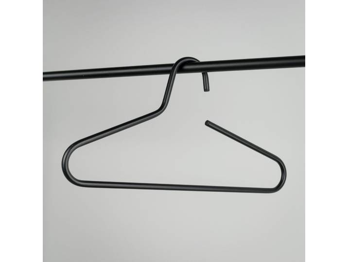 Kleiderbügel SPINDER DESIGN Victorie , schwarz, B:42cm H:21,5cm T:1cm, Metall, Kleiderbügel, Kleiderbügel, Breite 42 cm