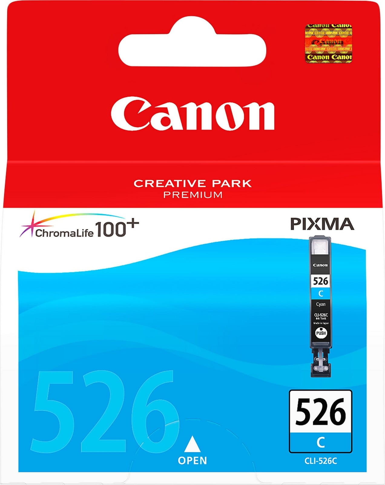 Canon CLI-526C printerpatroon, cyaan
