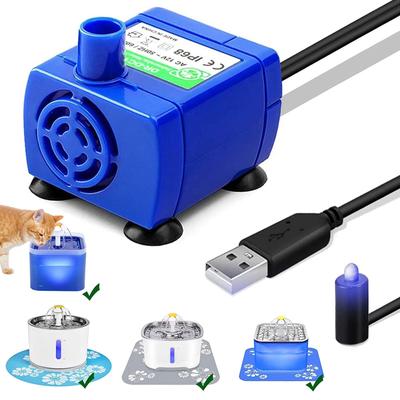 All Categories Goods Rechargeable Pet Drinking Fountain Pump With LED Light Cat Water Dispenser Replacement Rechargeable Pet Drinking Fountain Pump With LED Light Cat Water Dispenser Replacement