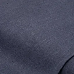Baumwoll-Leinen-Mischgewebe "Natural", jeansblau