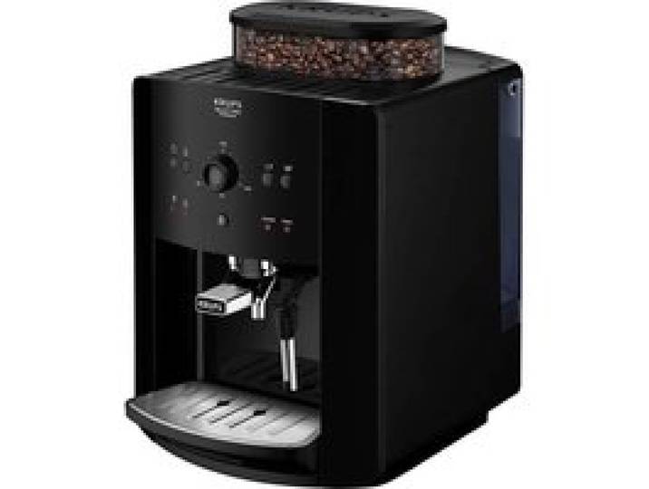 KRUPS ARABICA EA811010 - Machine expresso avec broyeur - 1450W - Réservoir deau 1 7L - Café en grains - 15 bars - Noire