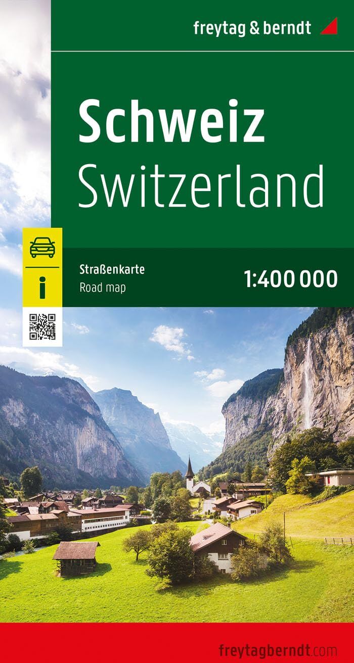 Schweiz, Straßenkarte 1:400.000, freytag & berndt (freytag & berndt Auto + Freizeitkarten) - Preis vom 13.10.2026 11:25:28 h