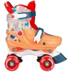 Nijdam, Unisex, Rollschuhe, Exklusive Explorer Verstellbare Rollschuhe (29, 30, 31, 32), Orange