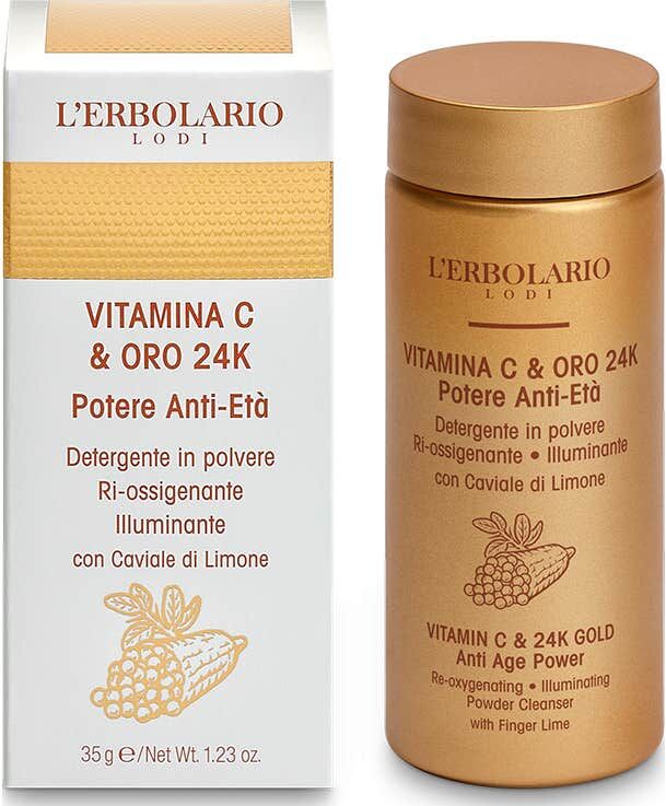L'ERBOLARIO Vitamina C & Oro 24 K Limpiadora 35 g