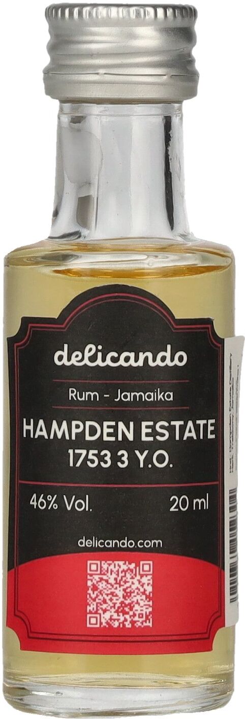 Hampden Estate Rum Hampden Estate 1753 3 Years Old Pure Single Jamaican Rum 46% Vol. 0,02l