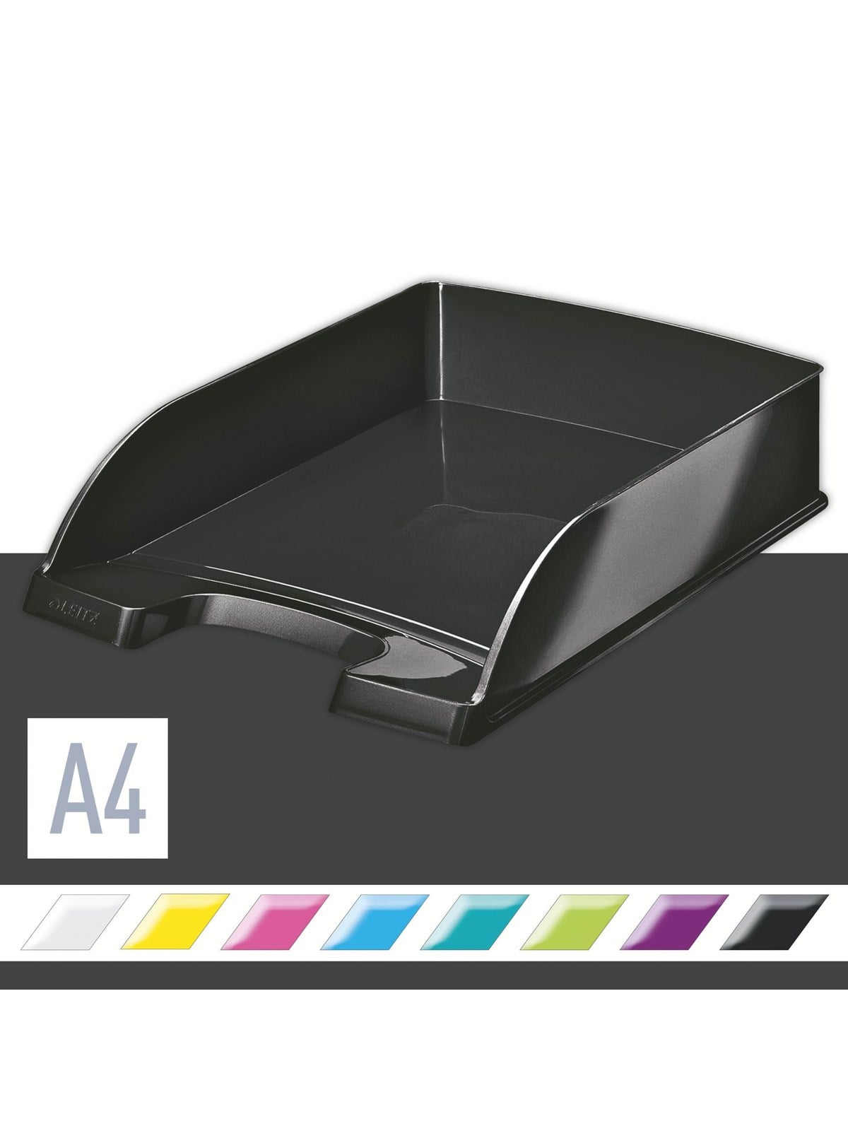 Leitz WOW Briefkorb Schwarz