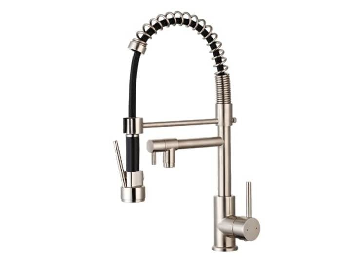 Essebagno Big Pro mitigeur évier à douchette mobile façon inox