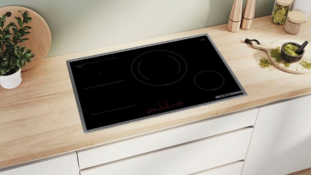 Bosch Induktions-Kochfeld "PVS845HB1E", schwarz, B:80,2cm H:5,5cm T:52,3cm, Kochfelder, Induktions-Kochfeld