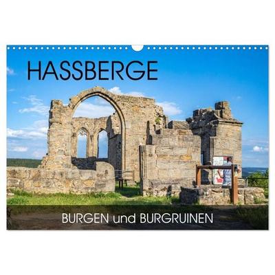 Haßberge - Burgen und Burgruinen (Wandkalender 2026 DIN A3 quer), CALVENDO Monatskalender
