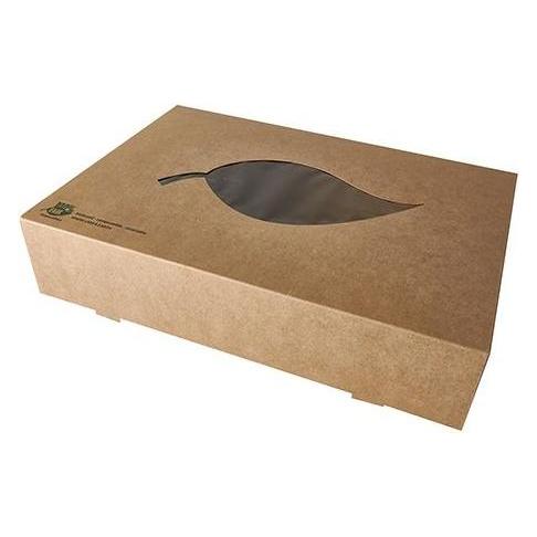 Papstar 87954 Einweg-Lebensmittelbehälter Karton, Polylactid (PLA) (10x) (87954)