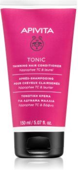 Apivita Tonic Thinning Hair Conditioner condicionador tónico para cabelo fino e escasso 150 ml. Tonic Thinning Hair Conditioner