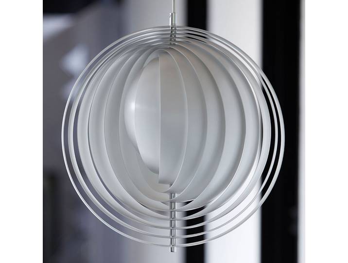 Moon Suspension Ø34 Blanc - Verpan - Salon / séjour - Design - Métal - À ampoule unique