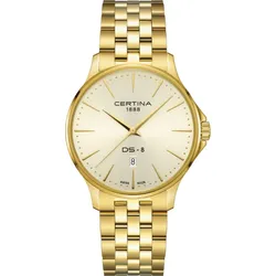 Certina DS-8 Gent 40mm C045.410.33.361.00 - gold mit Sonnenschliff,gold-farben - 40mm