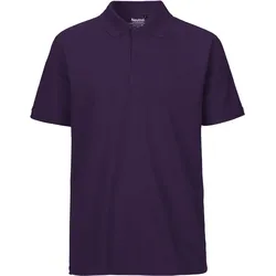 Neutral Herren Bio Piqué Polo O20080 purple S